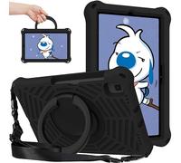 Étui pour Galaxy Tab S5e Kids 10,5" 2019, motif toile d'araignée en mousse EVA, avec poignée de support et bandoulière pour tablette Samsung Galaxy Tab S5e SM-T720/T725, noir