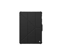 Nillkin Étui pour Samsung Galaxy Tab S9 Plus (31,5 cm) Bumper Pro Cuir Curseur Camshield Smart Wake & Sleep Multi Angle Pliable Style Porte-crayon Couleur Noir