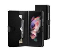 Étui pour Galaxy Z Fold 4 Folio Aimanté avec Porte-billet Noir