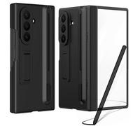 Étui pour Galaxy Z Trifold avec Stylet et Porte-Stylet, Protection de charnière, Coque pour Samsung Galaxy Z Trifold avec béquille et Protection d'écran-Noir