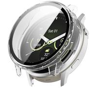 Étui pour Garmin Venu 4 41 mm, coque complète avec protection d'écran intégrée, boîtier PC résistant aux chocs (transparent)