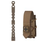 Étui pour Garrot, Pochette Médicale Tactique, Étui Pour Équipement de Survie, Pochette Micro-Compacte med Molle(Brown)