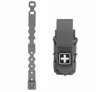Étui pour Garrot, Pochette Médicale Tactique, Étui Pour Équipement de Survie, Pochette Micro-Compacte med Molle(Gray)