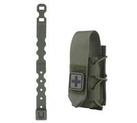 Étui pour Garrot, Pochette Médicale Tactique, Étui Pour Équipement de Survie, Pochette Micro-Compacte med Molle(Green)