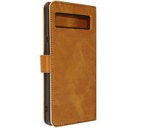 Etui pour Google Pixel 7a Clapet Portefeuille Support Vidéo Dragonne Camel