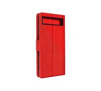 Etui pour Google Pixel 7a Porte-carte Support Vidéo Design Fin Wallet Slim rouge