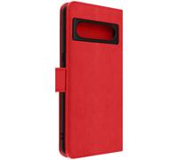 Étui pour Google Pixel 8 Clapet Portefeuille Fonction Support Vidéo Rouge