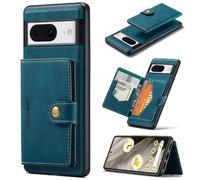 Étui Pour Google Pixel 8 Magsafe Conception Magnétique Détachable Porte-Carte Support - Bleu