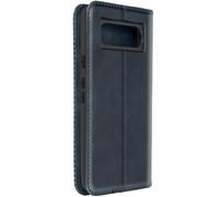 Étui pour Google Pixel 8 Portefeuille Motif Damier Collection Geo Bleu nuit