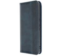 Etui pour Google Pixel 8 Pro Clapet Portefeuille Motif Damier Bleu Nuit