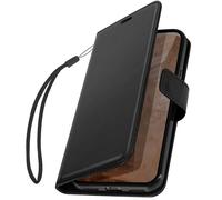 Étui pour Google Pixel 8A Portefeuille Fonction Support avec Dragonne Mayaxess Noir