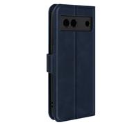Étui pour Google Pixel 8a Portefeuille Fonction Support Vidéo Bleu nuit
