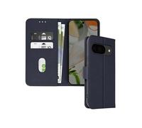 Avizar, étui en similicuir avec support pour Google Pixel 9 et Pixel 9 Pro, bleu foncé
