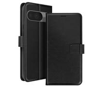Etui pour Google Pixel 9 et 9 Pro Portefeuille avec Dragonne Noir