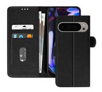 Etui pour Google Pixel 9 Pro XL Clapet Portefeuille et Support Vidéo Noir