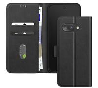 Étui pour Google Pixel 9a Clapet Portefeuille et Support Vidéo Noir