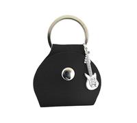 Étui pour guitare Pletri - Étui pour guitare Plettri Pro, porte-clés avec étui Plestri Porta - Simple et élégant - Pour concerts, spectacles théâtraux, maison, Noir , Voir description, Voir
