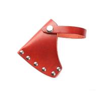 Étui pour Hache Vache Riveté Protection Lame Étui pour Hache | Taille 14x16cm max, naturel pour robuste, coutures renforcées, idéal haches larges, durable