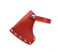 Étui pour Hache Vache Riveté Protection Lame Étui pour Hache | Taille 14x16cm max, naturel pour robuste, coutures renforcées, idéal haches larges, durable