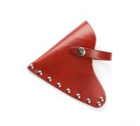 Étui pour Hache Vache Riveté Protection Lame Étui pour Hache | Taille 14x16cm max, naturel pour robuste, coutures renforcées, idéal haches larges, durable
