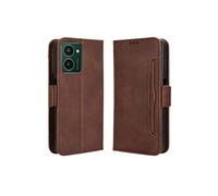 Etui Pour Hmd Pulse Fermeture Magnétique Titulaire De La Carte Réglable Détachable Couverture Portefeuille En Cuir, Marron