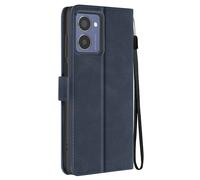 Etui pour HMD Pulse Pro Dragonne Clapet Support Portefeuille Bleu Nuit