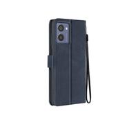 Etui pour HMD Pulse Pro Dragonne Clapet Support Portefeuille Bleu nuit