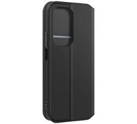 Étui pour Honor 200 Lite Clapet Porte-cartes et Support Vidéo Noir