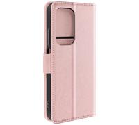 Étui pour Honor 200 Lite Clapet Portefeuille et Support Vidéo Rose champagne