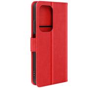 Étui pour Honor 200 Lite Clapet Portefeuille et Support Vidéo Rouge