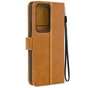 Étui Pour Honor 200 Lite Dragonne Clapet Support Portefeuille Marron Clair