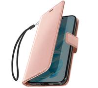 Étui pour Honor 200 Lite Portefeuille Fonction Support avec Dragonne Mayaxess Rose champagne