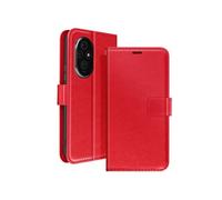 Etui pour Honor 200 Portefeuille avec Dragonne Rouge