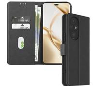 Avizar Étui pour Honor 200 Pro Clapet Portefeuille et Support Vidéo Noir