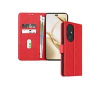 Étui Pour Honor 200 Pro Clapet Portefeuille Et Support Vidéo Rouge