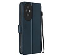 Etui pour Honor 200 Pro Dragonne Clapet Support Portefeuille Bleu nuit