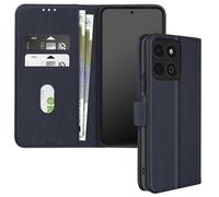 Avizar Étui pour Honor 200 Smart Clapet Portefeuille et Support Vidéo Bleu nuit