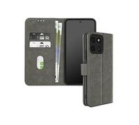 Avizar Étui pour Honor 200 Smart Clapet Portefeuille et Support Vidéo Gris