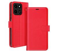 Étui pour Honor 200 Smart Portefeuille avec Dragonne Mayaxess Rouge