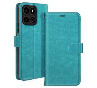 Étui pour Honor 200 Smart Portefeuille avec Dragonne Mayaxess Turquoise