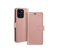 Mayaxess Étui pour Honor 200 Smart Portefeuille avec Dragonne Rose champagne