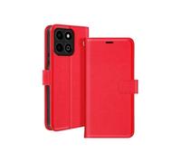 Mayaxess Étui pour Honor 200 Smart Portefeuille avec Dragonne Rouge