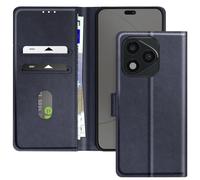 Étui pour Honor 400 Lite Clapet Portefeuille et Support Vidéo Bleu nuit