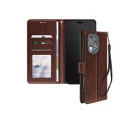 Avizar Étui pour Honor 400 Lite – Clapet, Dragonne, Support portefeuille – Marron