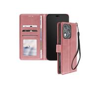 Avizar Étui pour Honor 400 Lite Dragonne Clapet Support Portefeuille Rose