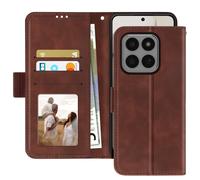 Étui pour Honor 400 Smart, Porte-cartes Amovible et, Marron