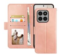 Étui pour Honor 400 Smart, Porte-cartes Amovible et Rose