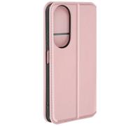 Étui Pour Honor 90 Smart Clapet Porte-Cartes Et Support Vidéo Rose Champagne