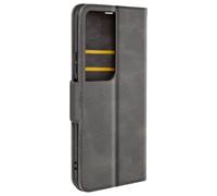 Étui pour Honor 90 Smart Clapet Portefeuille Support Dragonne Gris foncé