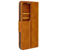 Étui pour Honor 90 Smart Clapet Portefeuille Support Dragonne Marron clair